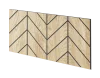 Lamelový panel VERSANNE - DUBOVÁ DÝHA, 600 x 300 x 11 mm, ČERNÝ MDF PANEL