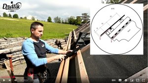 MONTÁŽNÍ VIDEO: Jak na ROZMĚŘENÍ ŘÁDKU (laťování) na plastovou krytinu EUREKO DDS II