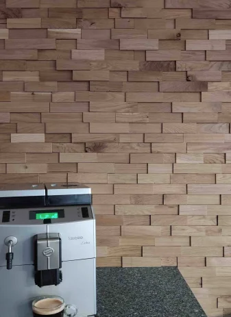 BERKA - THERMO DUB, brúsený povrch, jednotlivé lamely alebo obkladový panel 590 x 90 x 3 a 10 mm (0,0531m²) - drevený obklad - Balenie: Jednotlivé lamely (0,25 m²)
