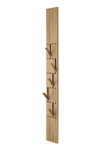 Lamelový věšák - 285 x 2750 x 46 mm, (MDF), DUBOVÁ DÝHA