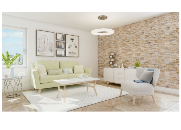Sádrový obklad, ZE SÁDRY, ISTRIA 1, hnědá, 200 - 340 x 93 mm, tloušťka 12-24 mm, 0.51 m2