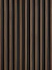 Vodotesný lamelový panel (päť lamiel) - DUB TMAVÝ, 2700 x 120 x 12 mm