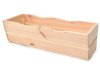 Truhlík 44 / 64 cm - zelený, hnědý, přírodní - Barva: Zelená, Rozměr: 170 x 440 x 220 mm