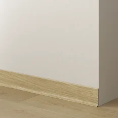 Soklová lišta - EVROPSKÝ DUB, 65 x 1,5 x 13 x 2750 mm(v. tl. h. d.), HLINÍK