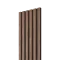 Akustický panel - ORECH DYHA, MDF, ČIERNY akustický podklad FILC, 300 x 2750 mm