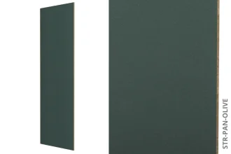 Systémový obkladový panel STRAMA PANELS - OLIVOVÁ, dřevotřísková deska, dekorativní fólie, 12 x 600 x 2800 mm