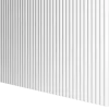 Lamely MIKRO - BIELÝ MATNÝ, 120 x 16 x 2750 mm - VLNY