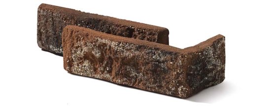 Betonový obklad, ROH, Z BETONU, RUSTIK 568, hnědá, 80 - 185 x 60 mm, tloušťka 10-18 mm, 0.57 m2