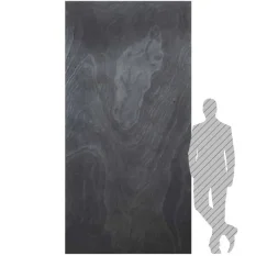 Kamenná dýha - Black Slate, 1220 x 3050 x 3 mm
