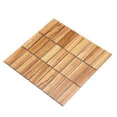 VZORKA - ZEBRANO 2D mozaika - do kúpeľne a kuchyne 30 x 93 mm - veľkosť vzorky: 100 x 100 mm