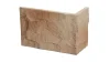 Betónový obklad, ROH, Z BETÓNU, ROMA 1, hnedá, 98 - 230 x 1160 mm, hrúbka 16-27 mm, 0.36 m2