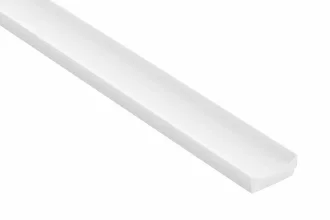 Koncový profil pre vodotesný nástenný panel - ľavý - 2700 x 31 x 11,5 mm - duny