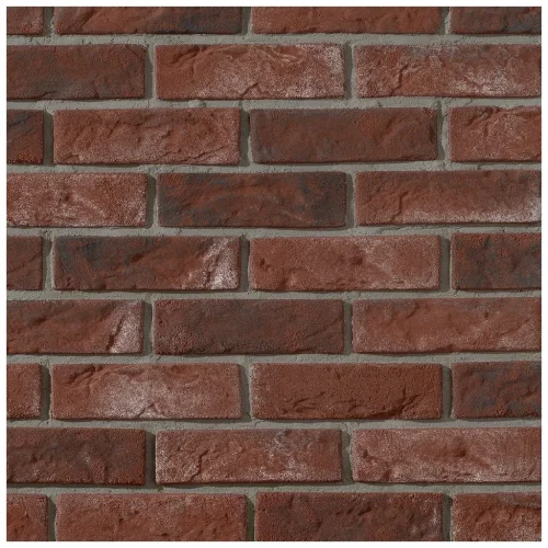 Cihlový obklad, Z BETONU, CAMBRIDGE 18, červená, 208 x 63 mm, tloušťka 12-18 mm, 0.91 m2
