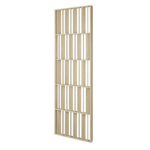 Dělící příčka JAPANDI, 520-2720 x 1800-2750 mm, (MDF), DUB SONOMA