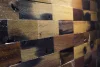 Drevená lodná mozaika - obkladový panel 600 x 300 x 10 mm (0,18 m²)