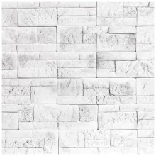 Kamenný obklad, ZE SÁDRY, SAVONA 1, bílá, 98 x 300 mm, tloušťka 16 - 19 mm, 0.44 m2