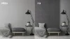 LINEA COMFORT 5 drevené lamely na doske - urban | čierna, 2650 x 246 x 30 mm