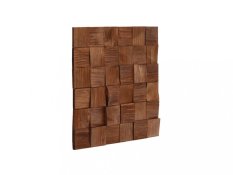 VZOREK - QUADRO MINI 2 - dřevěný obkladový panel na stěnu - rozměr vzorku: 190 x 190 mm