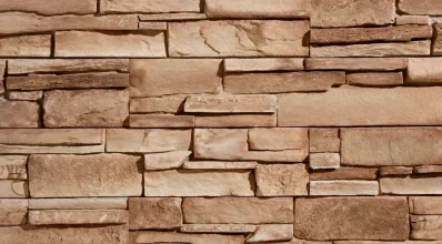 Betónový obklad, Z BETÓNU, GRENADA 6 - rose, hnedá, 550 x 117 mm, hrúbka 22-38 mm, 0.32 m2