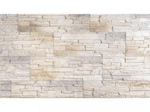 Sádrový obklad, ZE SÁDRY, MAROKO 1, světlá, 385 x 130 mm, tloušťka 8-20 mm, 0.45 m2