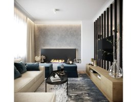 Realizace stropní lišty – Elegantní doplněk obývacího pokoje