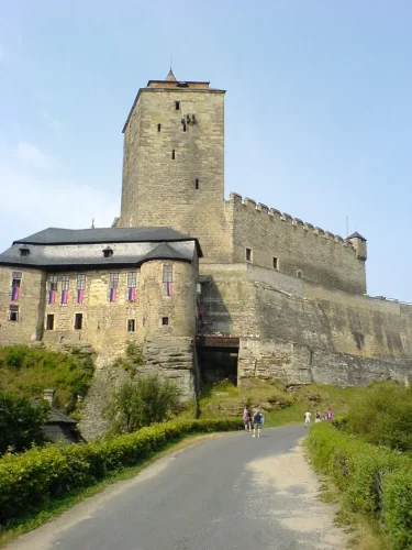 Hrad Kost, dřevěný šindel, 2004