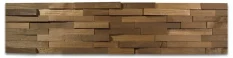 SPLITT MINI WOOD,  DUB TERMO, 8 řad, štípaný obklad (790 x 180 mm)