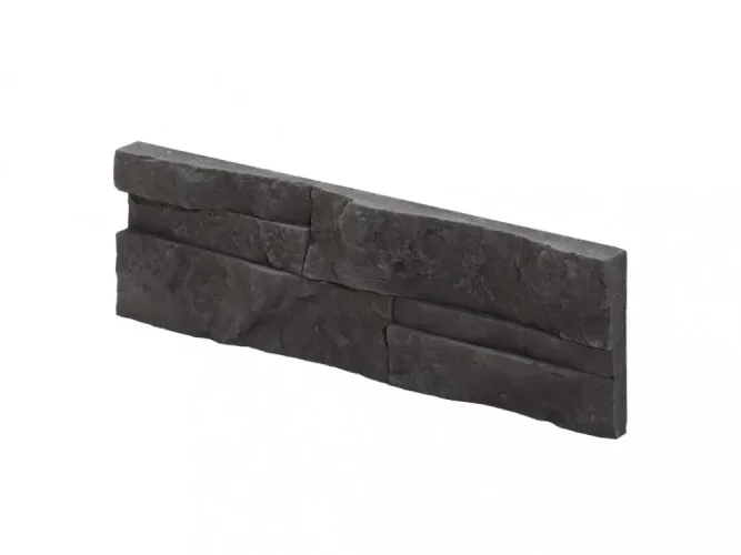 Betónový obklad, Z BETÓNU, TOLEDO 2, tmavosivá, 100 x 308 mm, hrúbka 9-26 mm, 0.49 m2