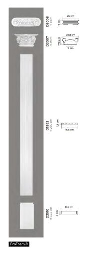Pilaster - 175 x 308 x 88 mm