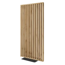 Dělící lamelová stěna s podstavcem - volně stojící, 990 x 2005 mm, (MDF), DUB WOTAN