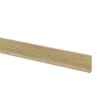 Soklová lišta - EVROPSKÝ DUB, 65 x 1,5 x 13 x 2750 mm(v. tl. h. d.), HLINÍK