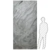 Kamenná dýha - Silver Grey, 1220 x 3050 x 3 mm