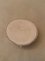 Dřevěné kolečko z břízy - malé (průměr 6-9 cm)