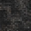 Efekt ombre - dřevěný tmavý obklad