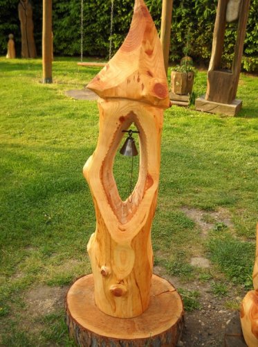 Zvonička 23 dřevořezba 130 cm
