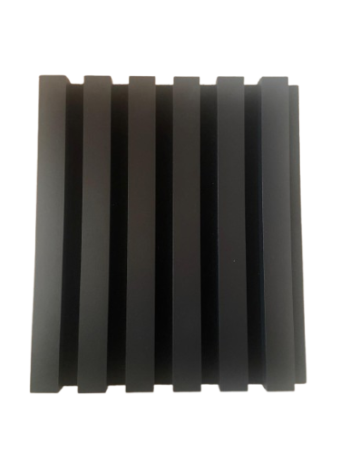 ATYPICKÝ PRODUKT - Akustický panel - ČERNÝ, MDF + FOLIE FINISH, ČERNÝ akustický podklad FILC, 300 x 345 mm