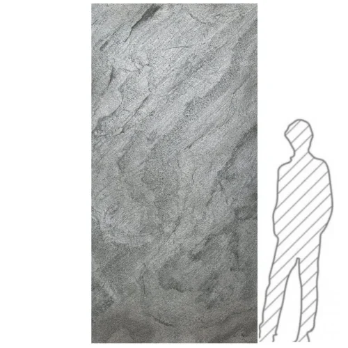 Kamenná dýha - Silver Grey, 1220 x 3050 x 3 mm