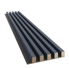 Dřevěné lamely ŠIROKÉ na ČERNÉ desce (MDF), TMAVĚ NÁMOŘNICKÁ MODRÁ, 46 x 300 x 2750 mm (0,825 m2) Dřevěné lamely ŠIROKÉ na ČERNÉ desce (MDF), TMAVĚ NÁMOŘNICKÁ MODRÁ, 46 x 300 x 2750 mm (0,825 m2)