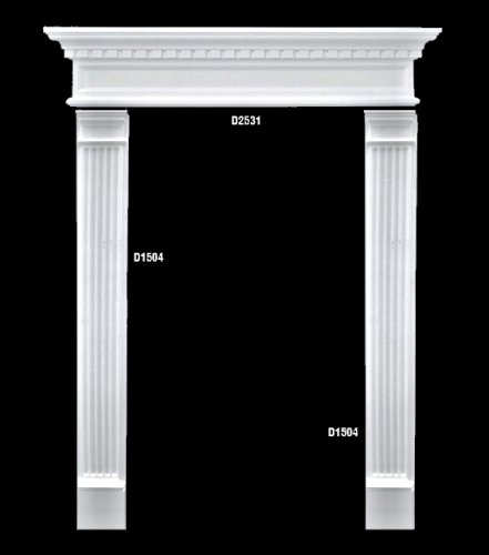 Lišta k orámování - tvrdý plast ProFoam® (Polyuretan), základní bílý nátěr (přetíratelný), 165 x 2160 x 70 mm