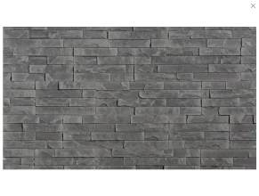 Betónový obklad, Z BETÓNU, UMBRIA 1, stredne sivá, 105 x 190 - 330 mm, hrúbka 8-17 mm, 0.43 m2