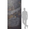 Kamenná dýha - Black Slate Gold, 1220 x 2800 x 3 mm