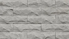 Betonový obklad, Z BETONU, AMSTERDAM 2 - GREY, středně šedá, 76 x 260 mm, tloušťka 9-25 mm, 0.59 m2