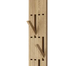 Lamelový věšák - 285 x 2750 x 46 mm, (MDF), DUBOVÁ DÝHA