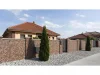 Cihlový obklad, Z BETONU, COUNTRY 668, tmavě hnědá, 205 x 62 mm, tloušťka 14-17 mm, 1 m2