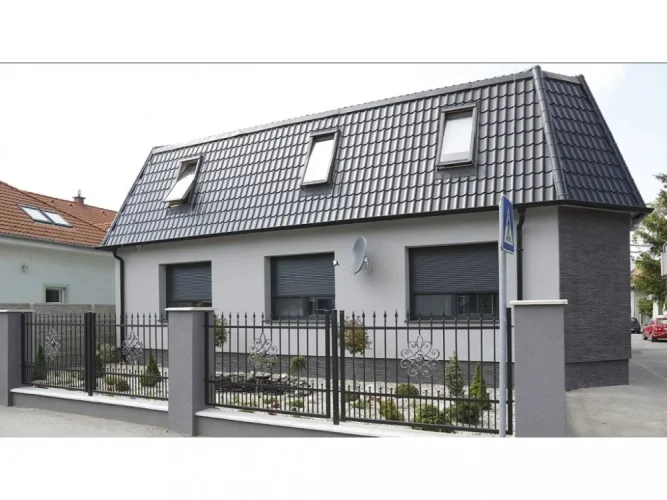 Betonový obklad, Z BETONU, PALERMO 2, tmavě šedá, 550 x 142 mm, tloušťka 10-26 mm, 0.62 m2