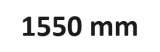 1550 mm