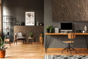 Realizace dřevěného obkladu QUADRO MINI 1 – Mozaika, kam se podíváš