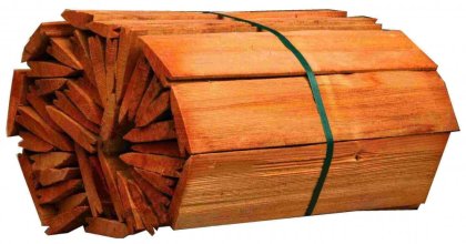 Valašský smrekový šindeľ dĺžka 50 cm rovný