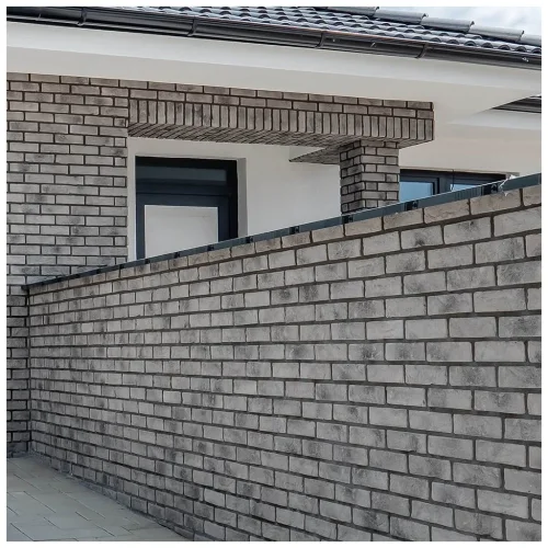Cihlový obklad, Z BETONU, CAMBRIDGE 14, šedá, 208 x 63 mm, tloušťka 12-18 mm, 0.91 m2