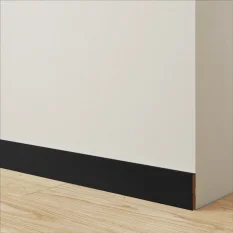 Soklová lišta - ČERNÁ, 80 x 16 x 2750 mm (šířka x hloubka x délka)